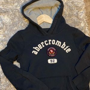 Abercrombie kids navy blue hoodie size XL